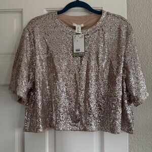 ✨ Chic Sequin Crop Top – Perfect for Parties & Holidays! ✨
